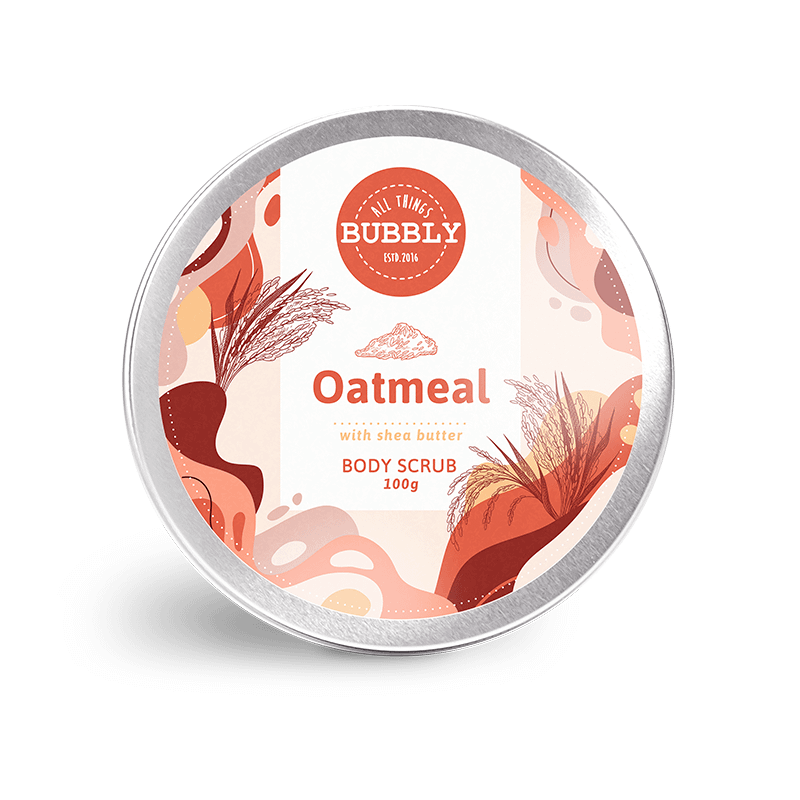 0001 Body Scrub Oatmeal 100g 1